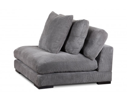 Moe's Tumble Slipper Chair - Dark Gray