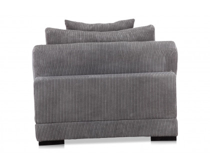 Moe's Tumble Slipper Chair - Dark Gray