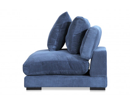 Moe's Tumble Slipper Chair - Navy Blue