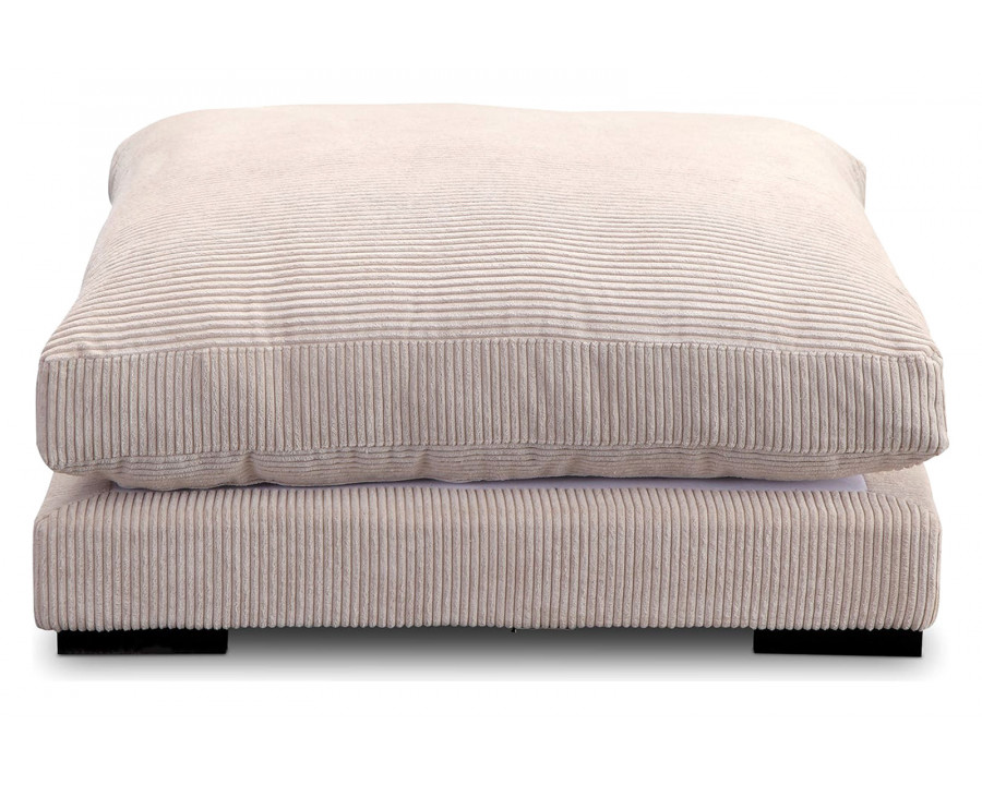 Moe's Tumble Ottoman - Cappuccino