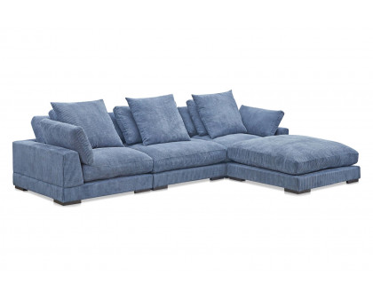 Moe's Tumble Lounge Modular Sectional - Ultra Blue