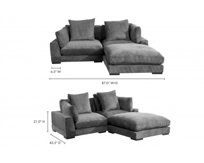 Moe's™ Tumble Nook Modular Sectional - Dark Gray