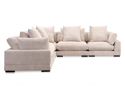 Moe's Tumble Classic L Modular Sectional - Cappuccino