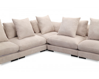 Moe's Tumble Classic L Modular Sectional - Cappuccino