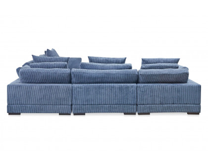 Moe's Tumble Classic L Modular Sectional - Ultra Blue