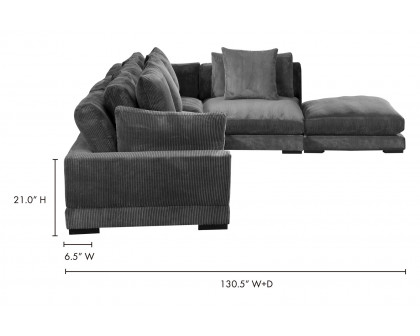 Moe's™ Tumble Dream Modular Sectional - Dark Gray