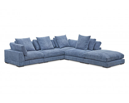 Moe's Tumble Dream Modular Sectional - Ultra Blue