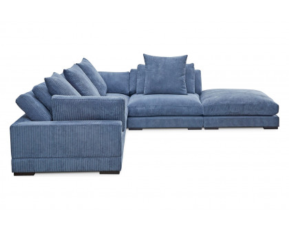 Moe's Tumble Dream Modular Sectional - Ultra Blue