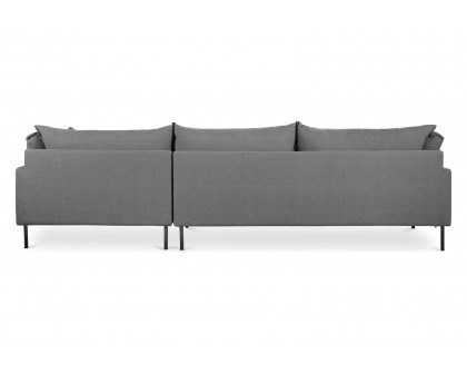 Moe's Jamara Scandinavian Left Facing Sectional - Charcoal Gray