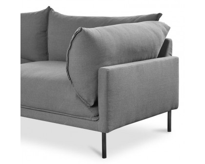 Moe's Jamara Scandinavian Left Facing Sectional - Charcoal Gray