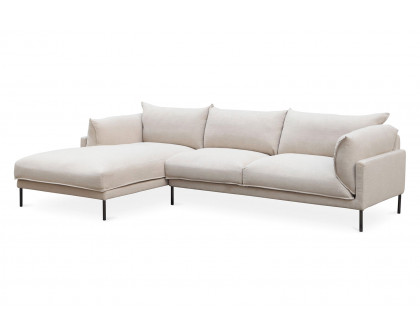 Moe's Jamara Scandinavian Left Facing Sectional - Sandy Beige