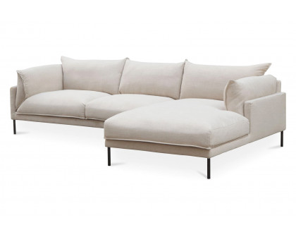 Moe's Jamara Scandinavian Right Facing Sectional - Sandy Beige