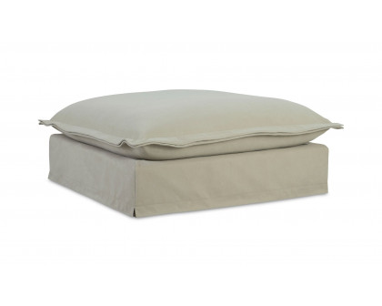 Moe's Olivia Rustic Ottoman - Sand