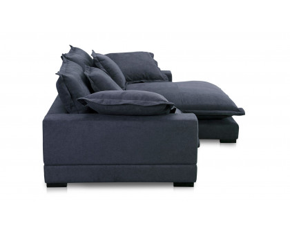 Moe's Daydream Contemporary Sectional - Slate Blue