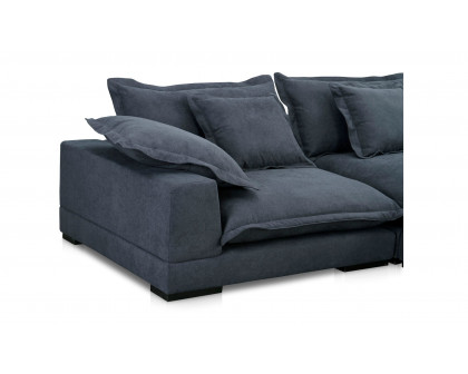 Moe's Daydream Contemporary Sectional - Slate Blue