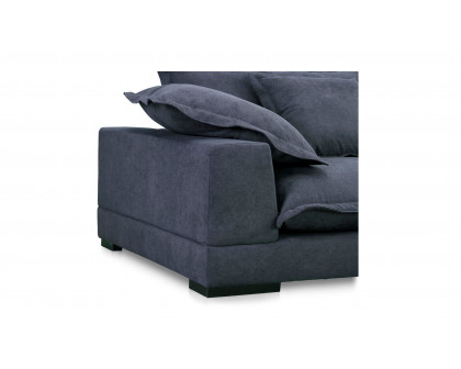 Moe's Daydream Contemporary Sectional - Slate Blue