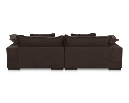 Moe's Daydream Contemporary Sectional - Dark Brown