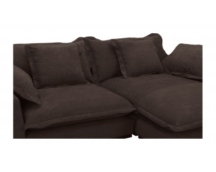 Moe's Daydream Contemporary Sectional - Dark Brown