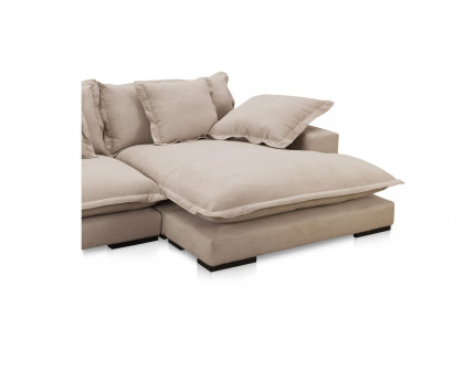 Moe's Daydream Contemporary Sectional - Beige