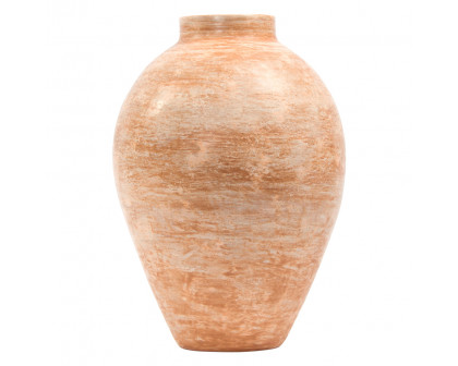 Moe's Dos Vase - Beige, Large