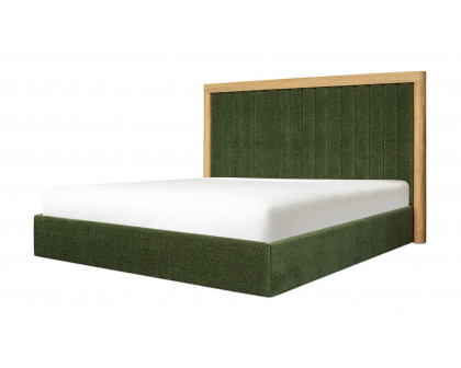 Moe's Nina Contemporary Queen Size Bed - Forest Green