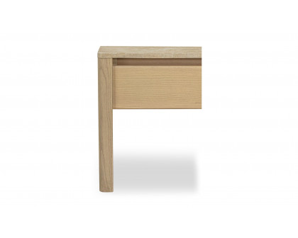 Moe's - Blake Contemporary 1 Drawer Nightstand in Beige Travertine