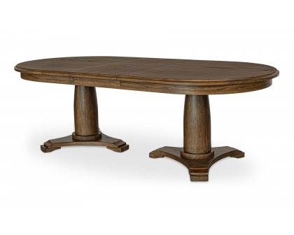 Moe's - Jamie Rustic Extension Dining Table in Vintage Brown