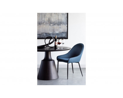 Moe's - Lapis Modern Dining Chair Set of 2 in Blue