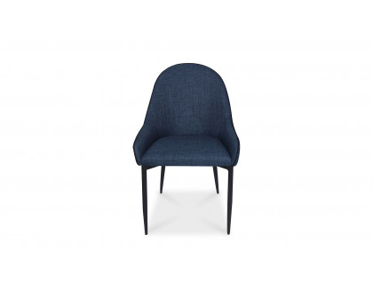 Moe's - Lapis Modern Dining Chair Set of 2 in Blue