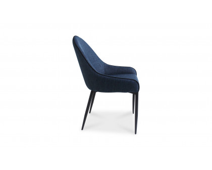 Moe's - Lapis Modern Dining Chair Set of 2 in Blue