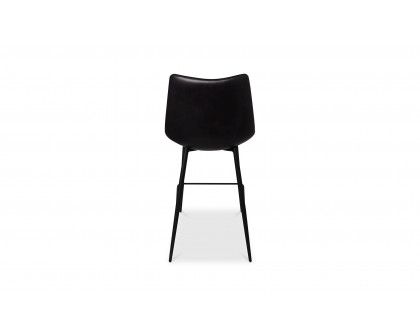 Moe's Alibi Contemporary Counter Stool Set of 2 - Black