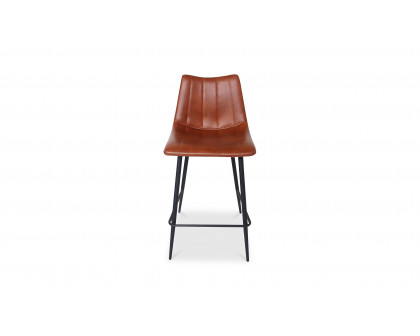 Moe's Alibi Contemporary Counter Stool Set of 2 - Brown