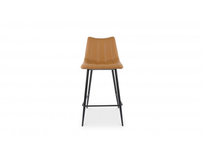 Moe's Alibi Contemporary Counter Stool Set of 2 - Tan