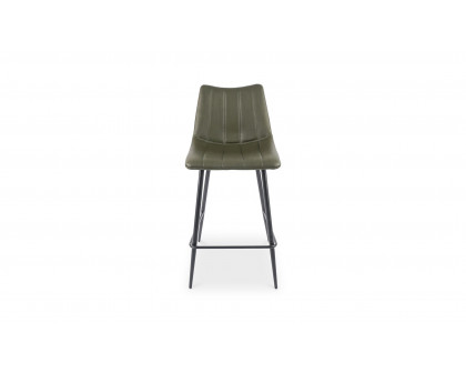 Moe's Alibi Contemporary Counter Stool Set of 2 - Dark Green