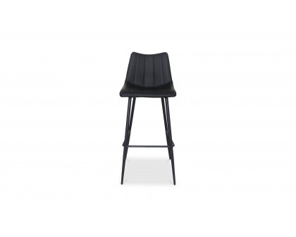 Moe's Alibi Contemporary Bar Stool Set of 2 - Black