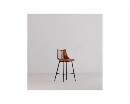 Moe's Alibi Contemporary Bar Stool Set of 2 - Brown