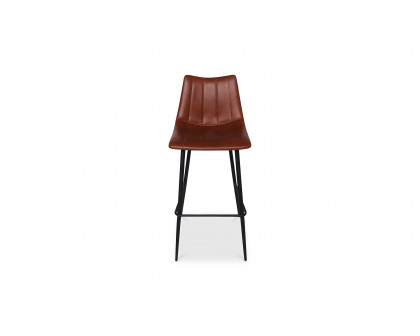 Moe's Alibi Contemporary Bar Stool Set of 2 - Brown