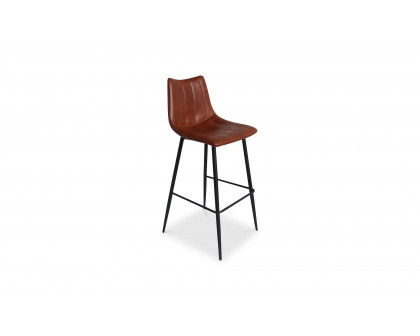 Moe's Alibi Contemporary Bar Stool Set of 2 - Brown