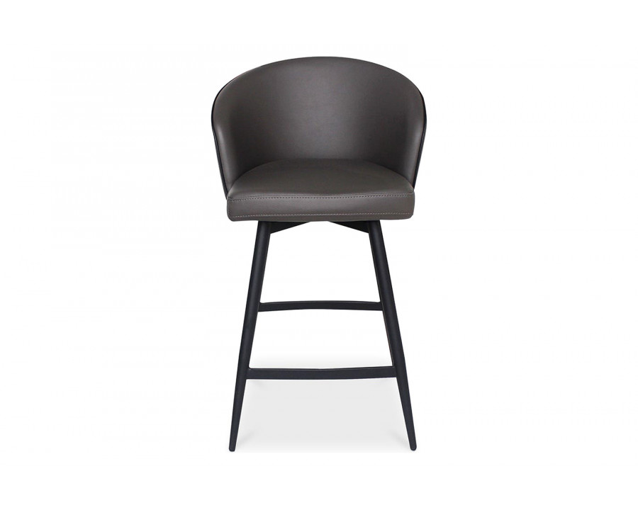 Moe's - Webber Swivel Counter Stool in Gray