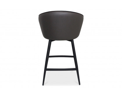 Moe's - Webber Swivel Counter Stool in Gray