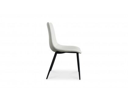 Moe's Alibi Contemporary Dining Chair Set of 2 - Ivory