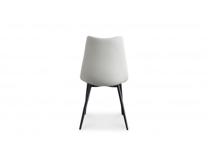 Moe's Alibi Contemporary Dining Chair Set of 2 - Ivory