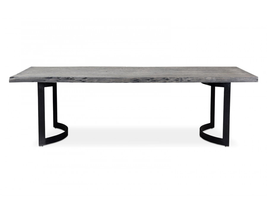 Moe's Bent Rectangular Dining Table - Light Gray, Small