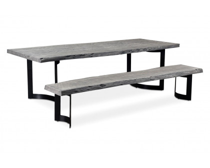 Moe's Bent Rectangular Dining Table - Light Gray, Small