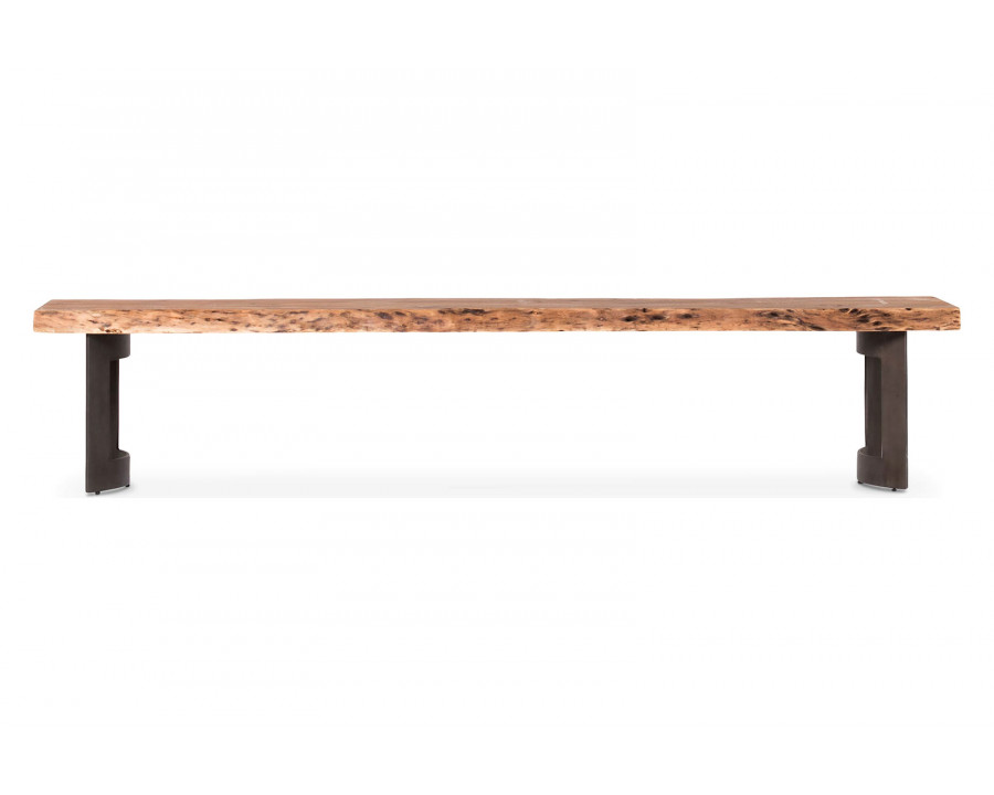 Moe's Bent Bench - Brown, Small