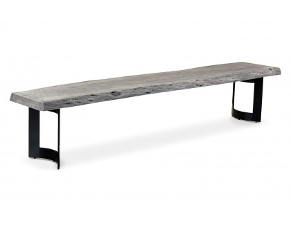 Moe's Bent Bench - Light Gray, Small