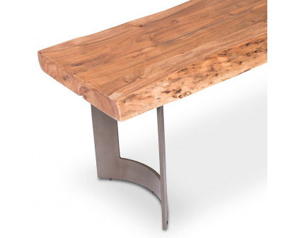 Moe's Bent Bench - Brown, Extra Small