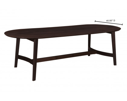 Moe's Trie Dining Table - Dark Brown, Large