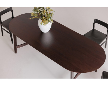 Moe's Trie Dining Table - Dark Brown, Large