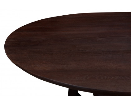 Moe's Trie Dining Table - Dark Brown, Small